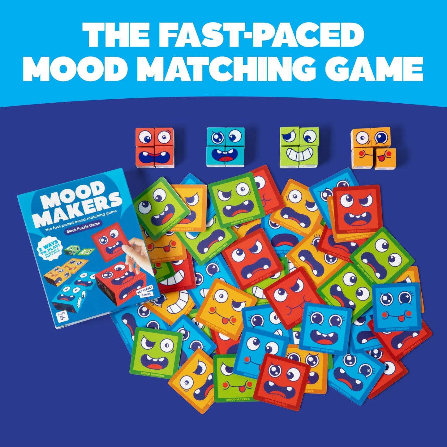 Mood Makers from Bee Street Games, by Relatable – A fast-paced dexteri