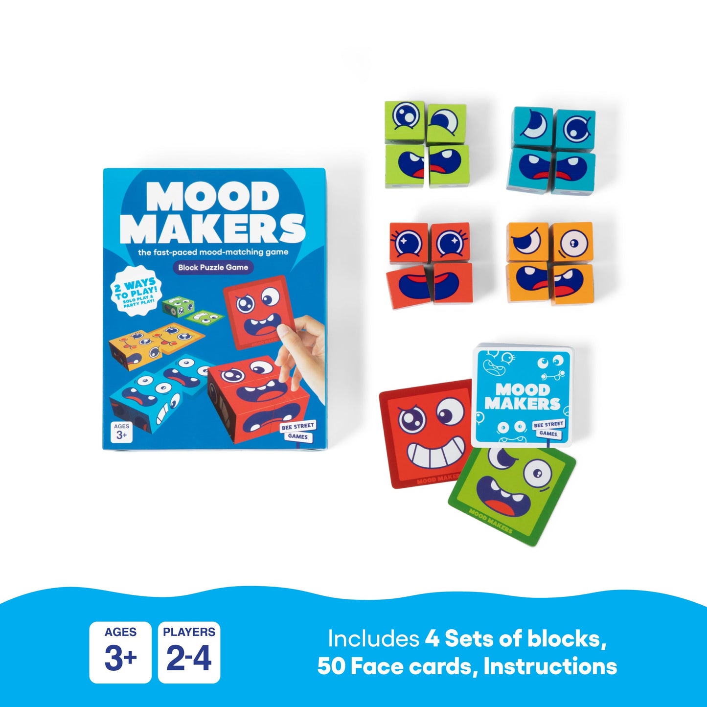 Mood Makers from Bee Street Games, by Relatable – A fast-paced dexteri