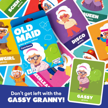 Old Maid, The Gassy Granny Edition from Bee Street Games, by Relatable