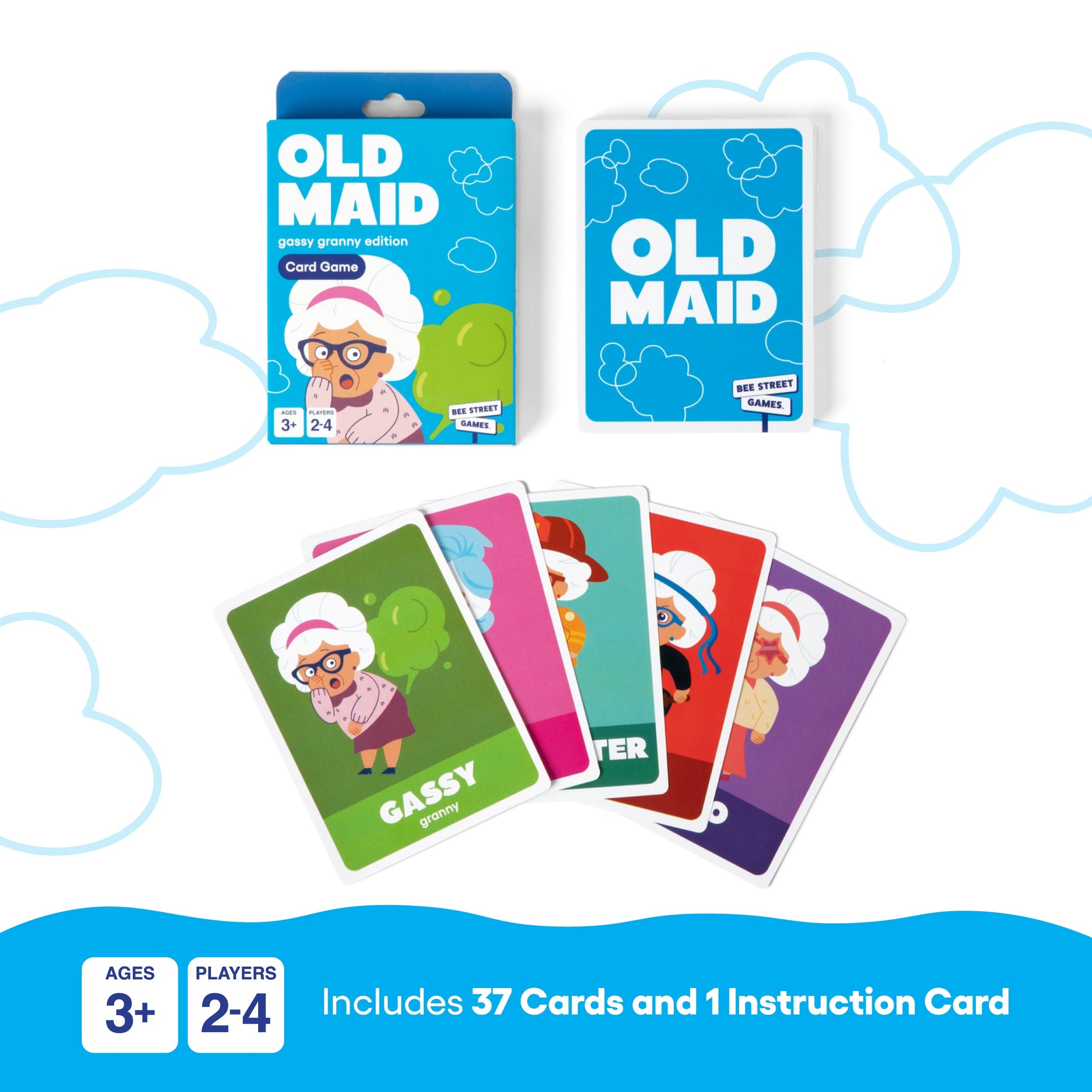 Old Maid, The Gassy Granny Edition from Bee Street Games, by Relatable