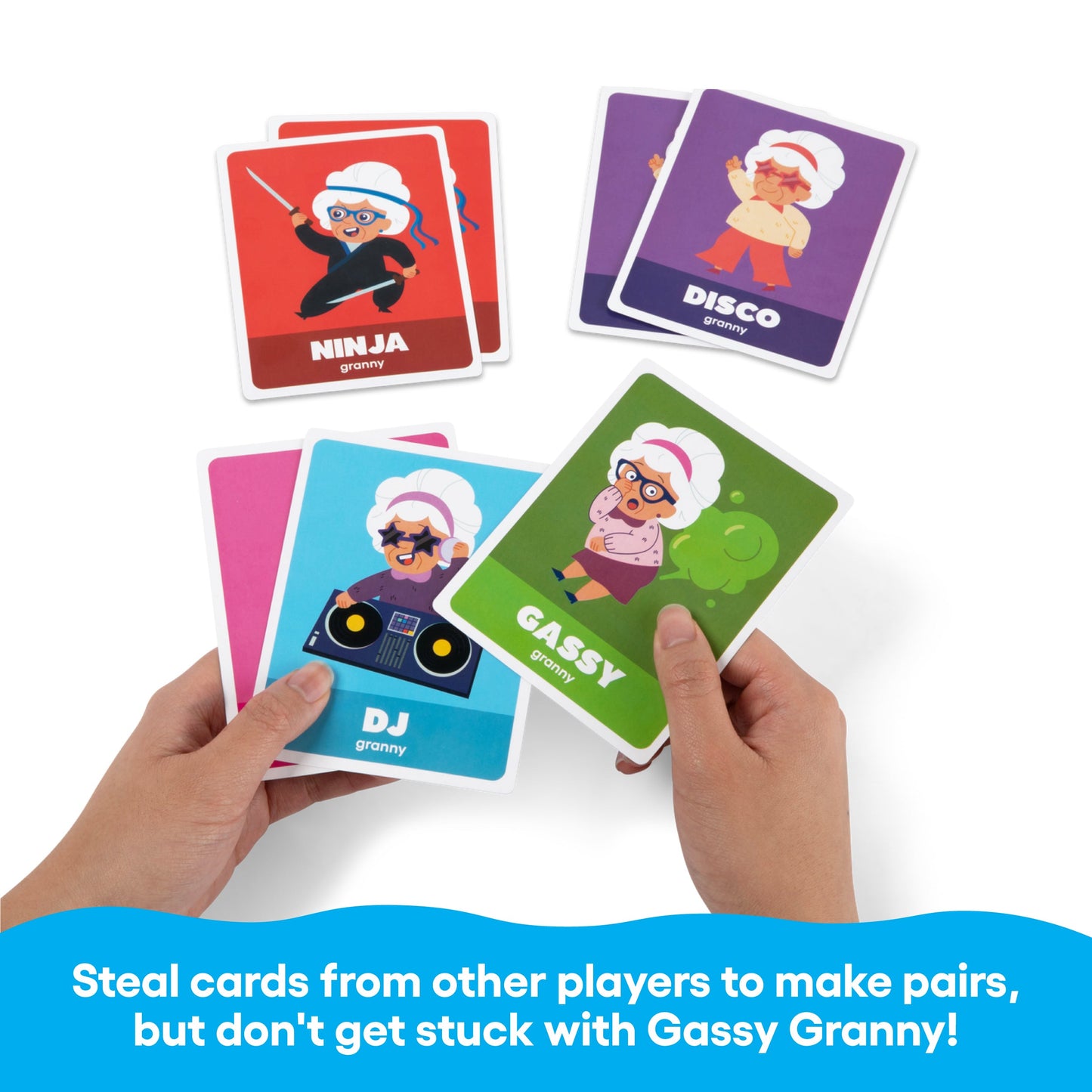Old Maid, The Gassy Granny Edition from Bee Street Games, by Relatable