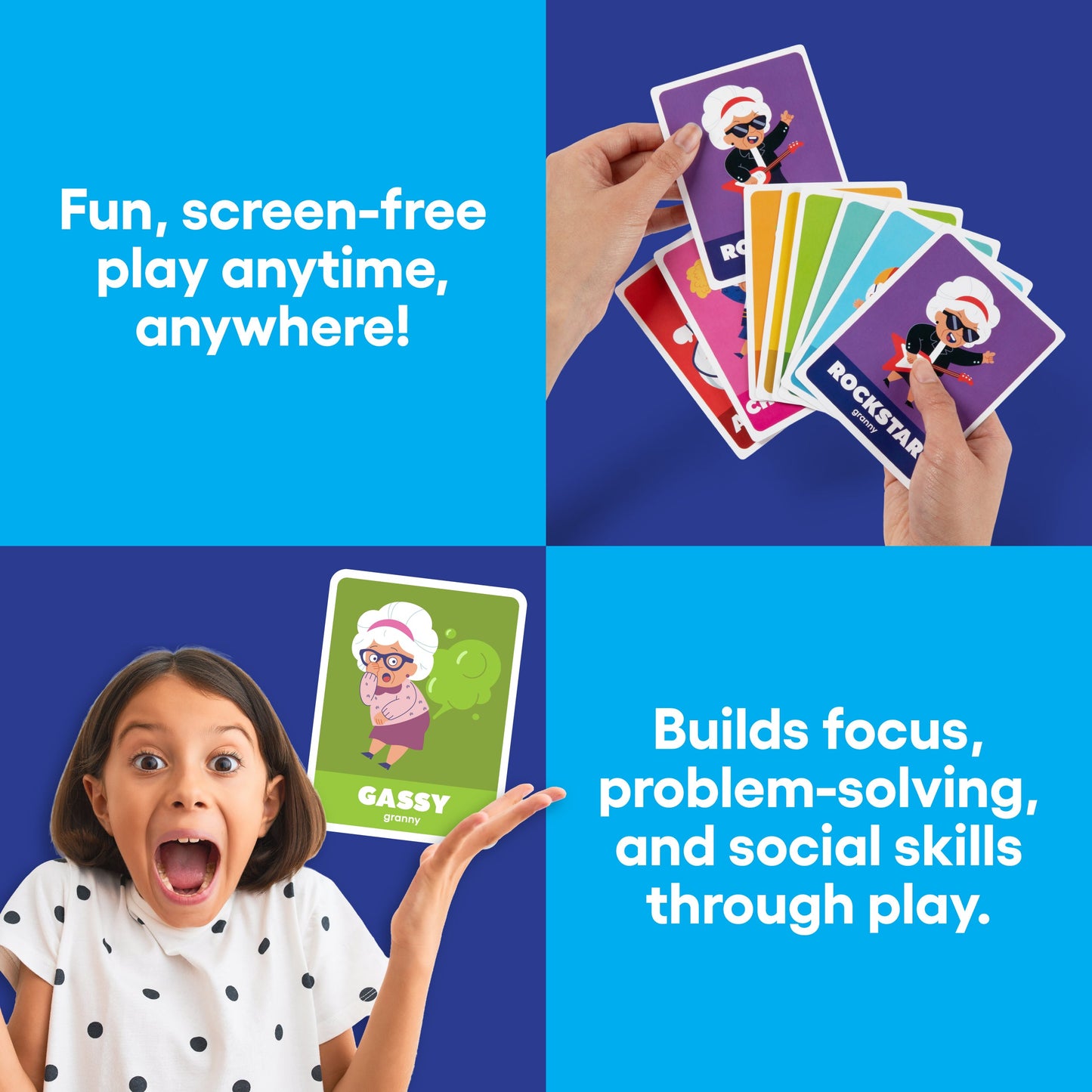 Old Maid, The Gassy Granny Edition from Bee Street Games, by Relatable