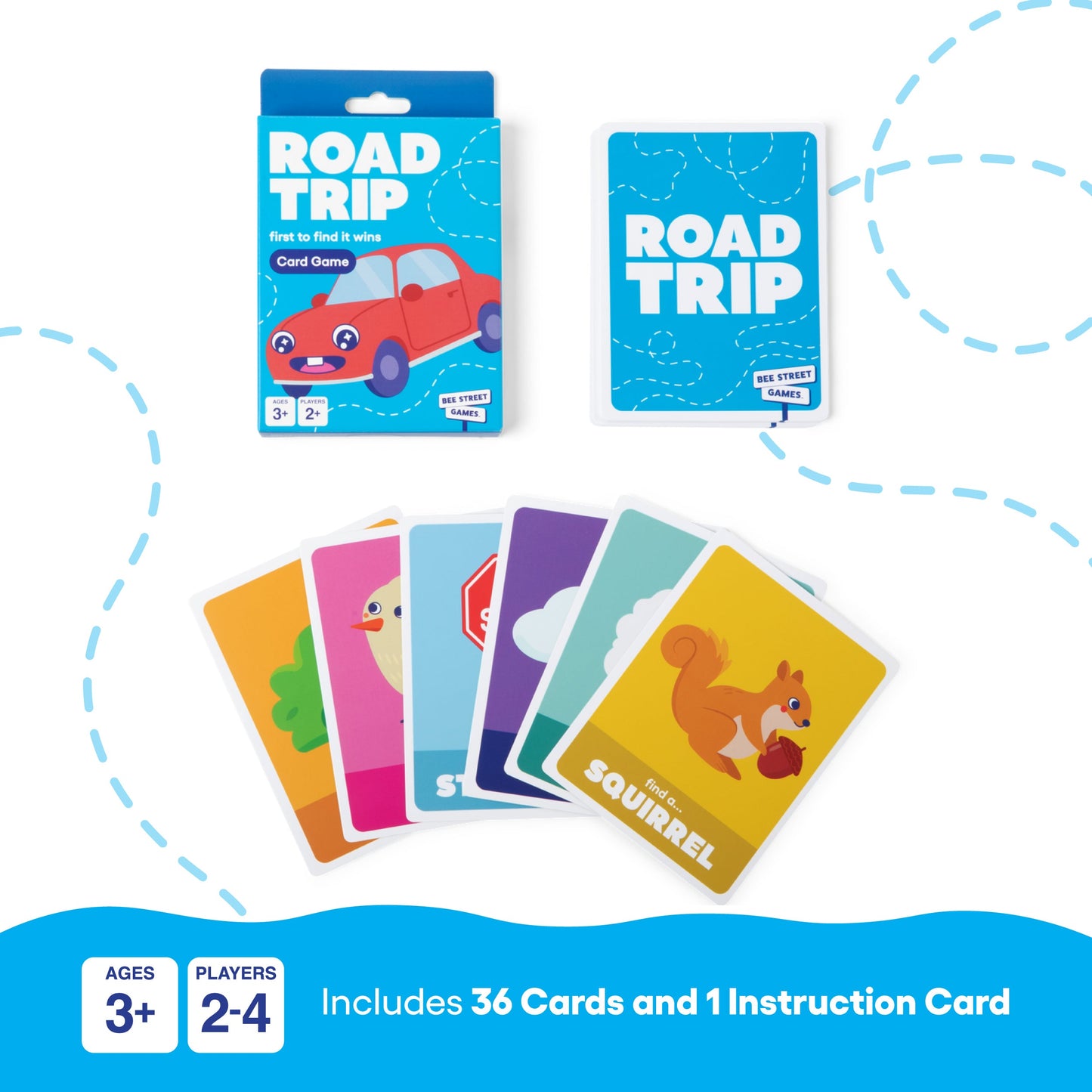 Road Trip from Bee Street Games, by Relatable. Road trip games for kid