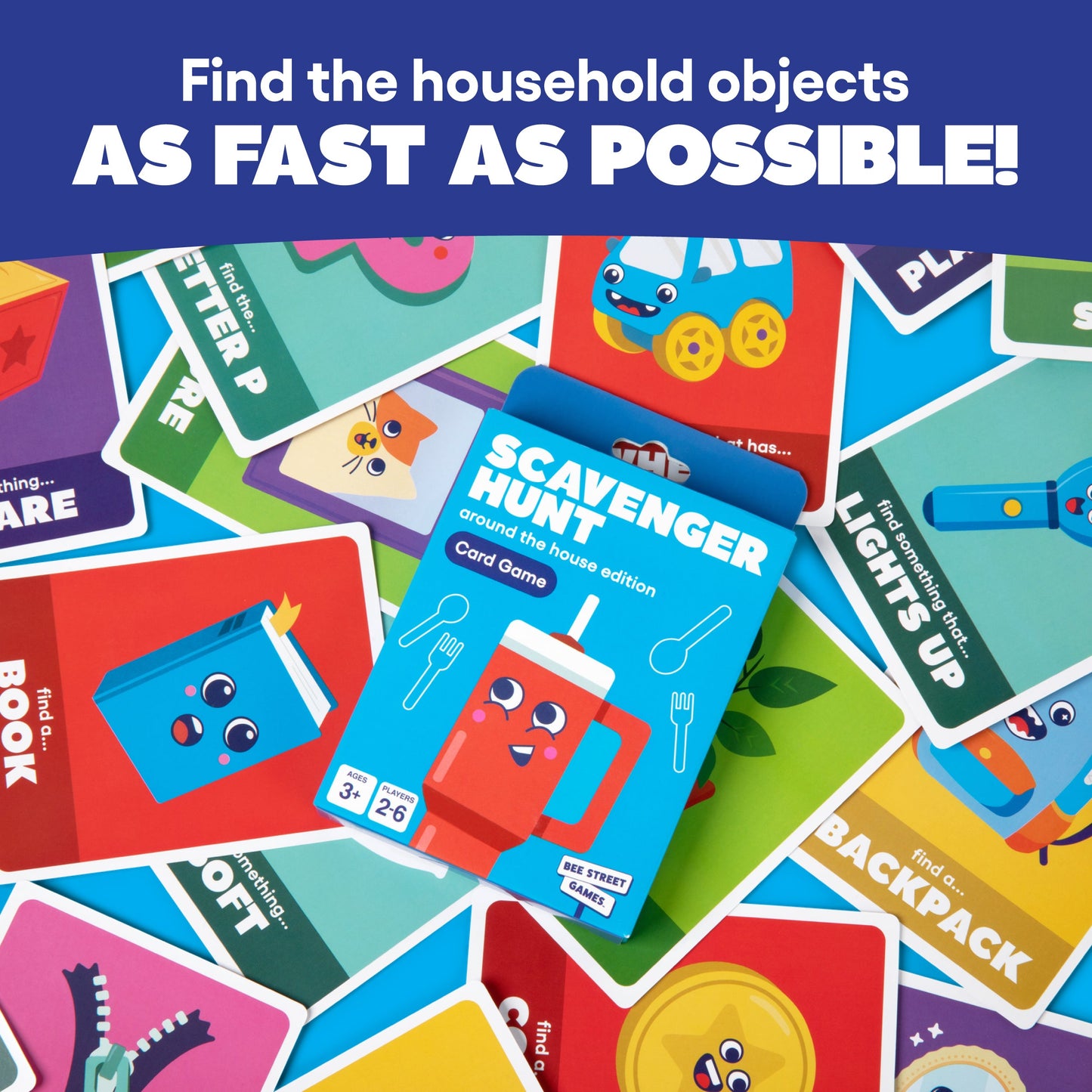 Scavenger Hunt, Around The House Edition from Bee Street Games, by Rel