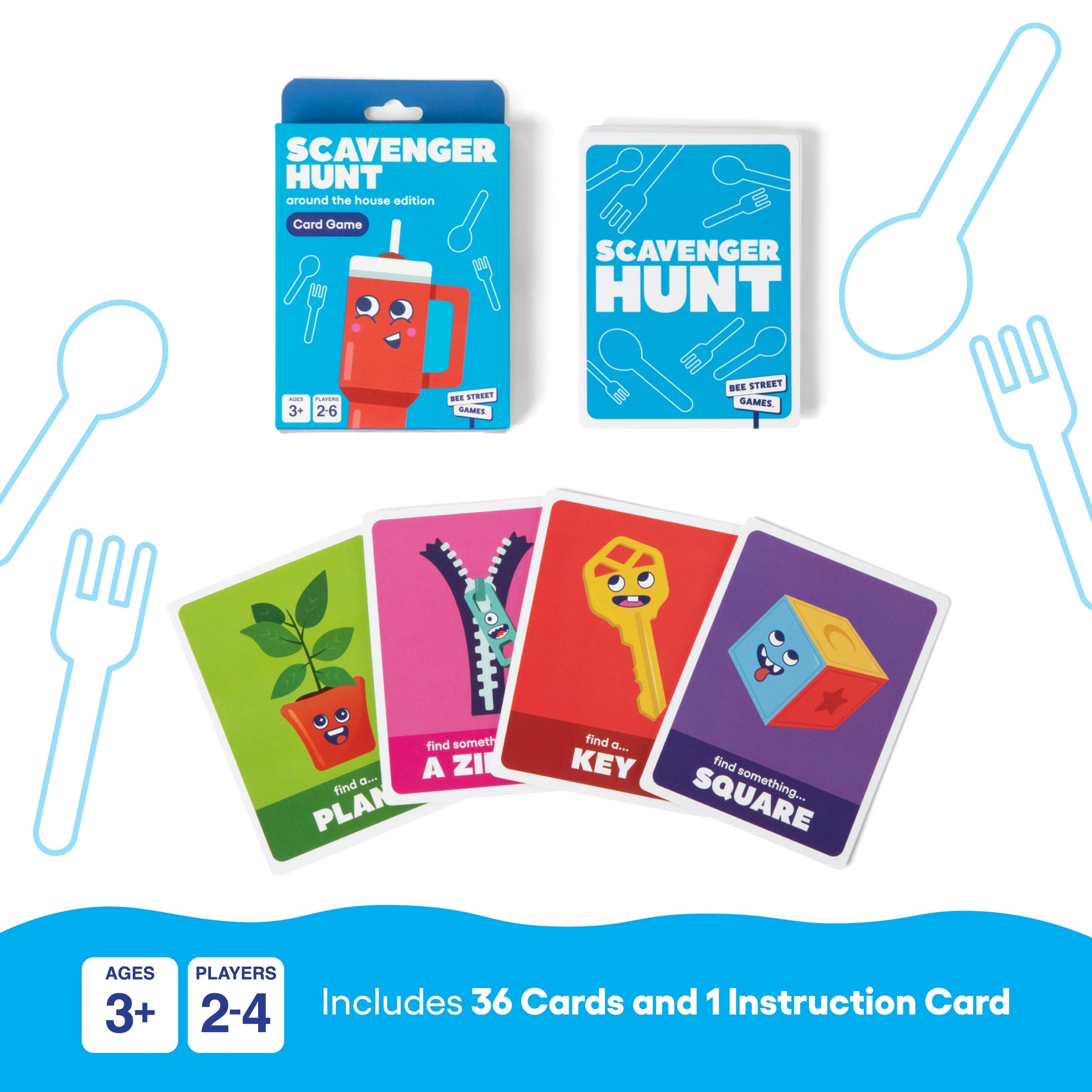 Scavenger Hunt, Around The House Edition from Bee Street Games, by Rel