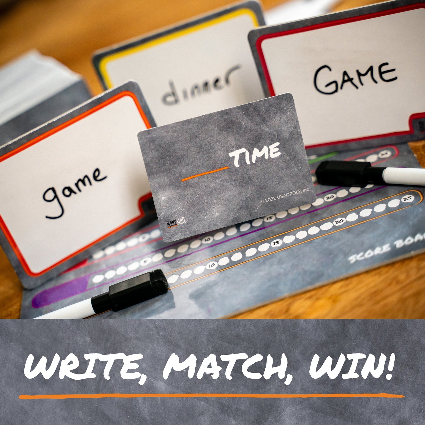 BLANK SLATE™ - Board Game Điền Từ Đoán Ý Đồng Đội - The Op Games