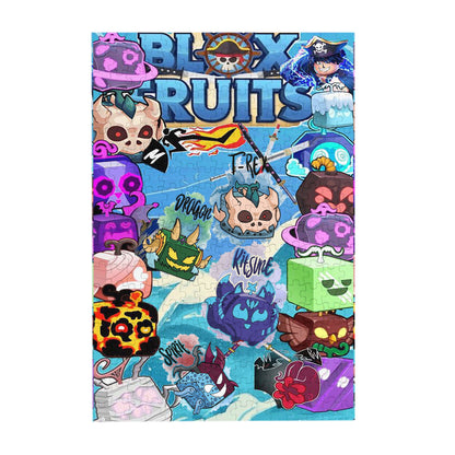 Blox Fruits Kitsune Fruit 300 Piece Jigsaw Puzzle - Tranh Xếp Hình 300 Mảnh Cao Cấp - GHJOWpill - Hình ảnh sản phẩm