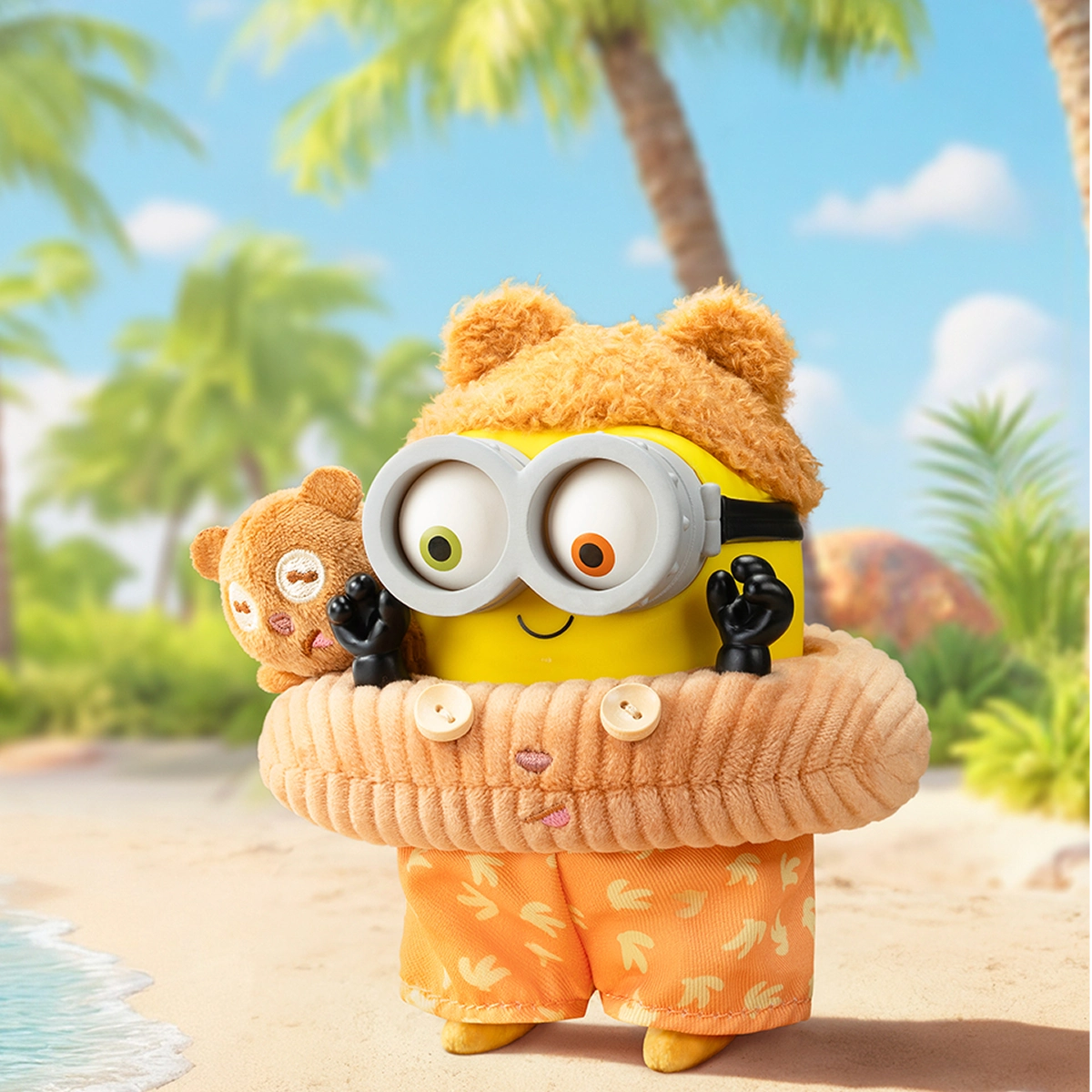 BOB & TIM – BEST BUDDIES FOREVER VINYL PLUSH KEYCHAIN BLIND BOX - Móc khóa gấu bông Blind Box - 52TOYS