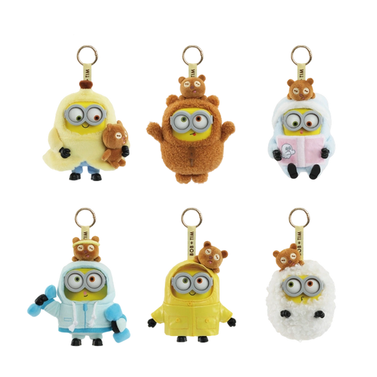 BOB & TIM – BEST BUDDIES FOREVER VINYL PLUSH KEYCHAIN BLIND BOX - Móc khóa gấu bông Blind Box - 52TOYS