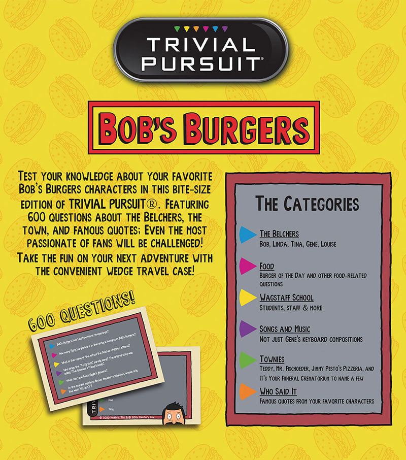 TRIVIAL PURSUIT®: Bob's Burgers - Trò chơi giải đố Trivia - The Op Games