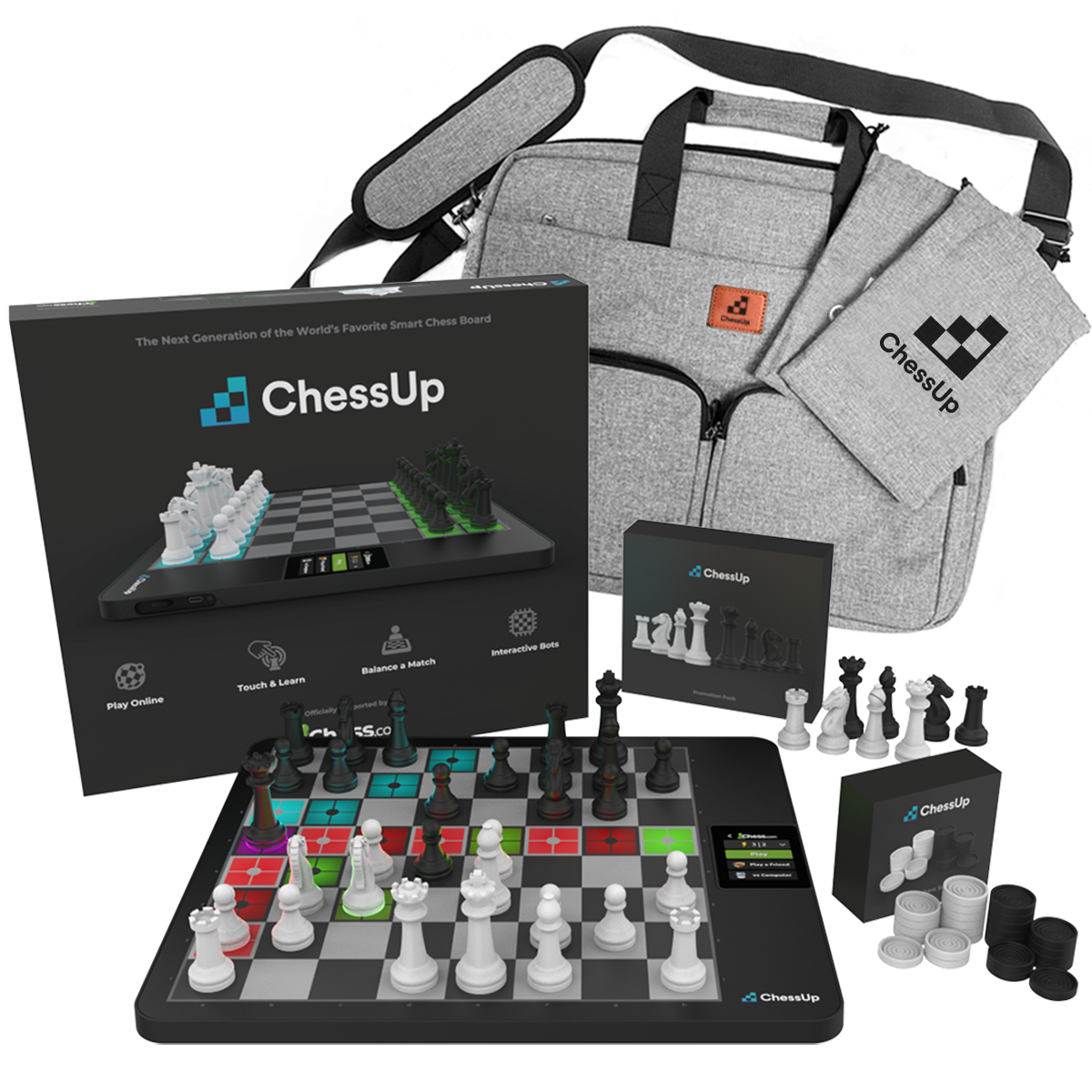ChessUp 2 Bundle - Bộ Cờ Vua Thông Minh Tích Hợp Chess.com & AI - Bryght Labs - Hình ảnh sản phẩm