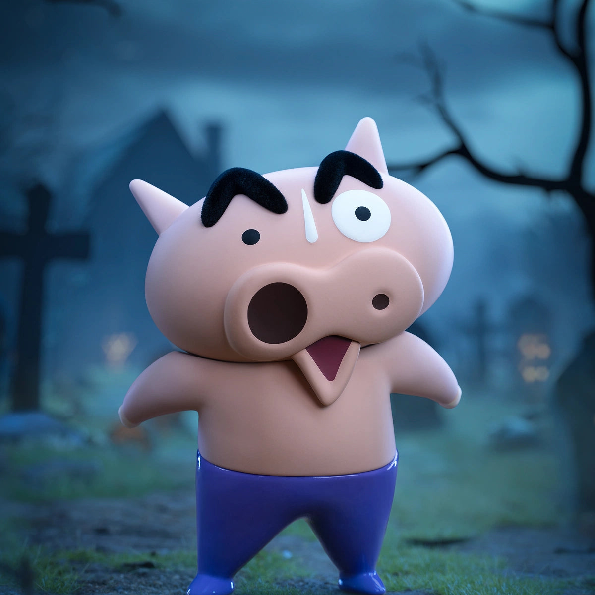 BURIBURIZAEMON'S DAILY LIFE - Mô hình Blind Box Shin Cậu Bé Bút Chì - 52TOYS