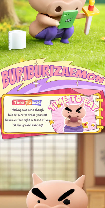 BURIBURIZAEMON'S DAILY LIFE - Mô hình Blind Box Shin Cậu Bé Bút Chì - 52TOYS