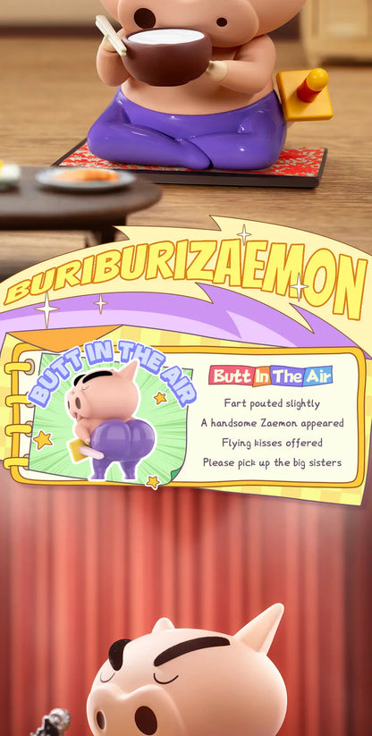 BURIBURIZAEMON'S DAILY LIFE - Mô hình Blind Box Shin Cậu Bé Bút Chì - 52TOYS