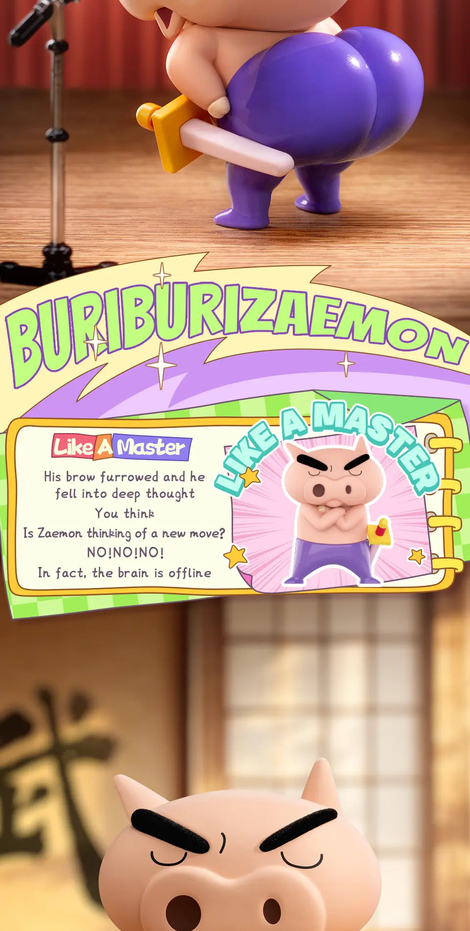 BURIBURIZAEMON'S DAILY LIFE - Mô hình Blind Box Shin Cậu Bé Bút Chì - 52TOYS