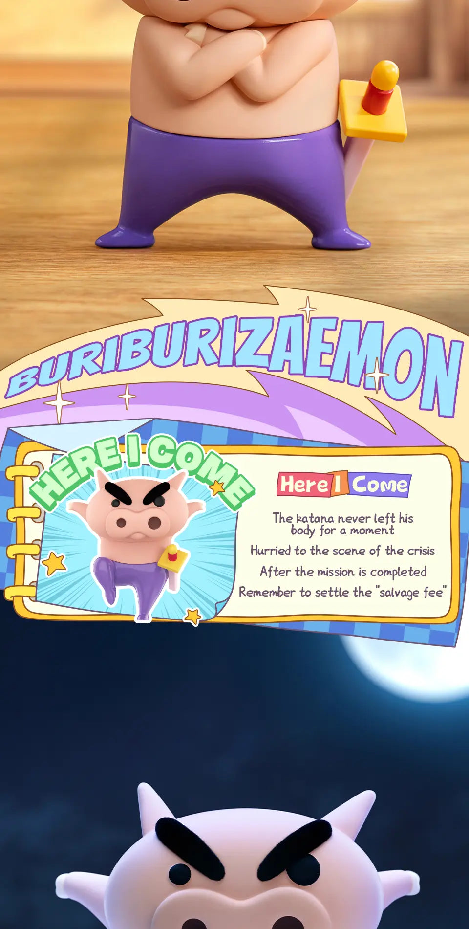 BURIBURIZAEMON'S DAILY LIFE - Mô hình Blind Box Shin Cậu Bé Bút Chì - 52TOYS