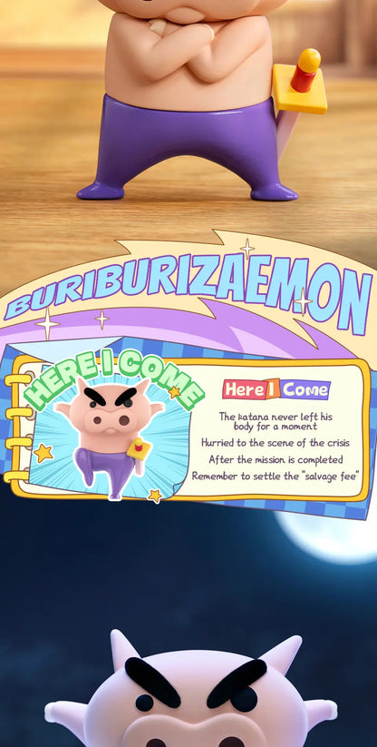 BURIBURIZAEMON'S DAILY LIFE - Mô hình Blind Box Shin Cậu Bé Bút Chì - 52TOYS