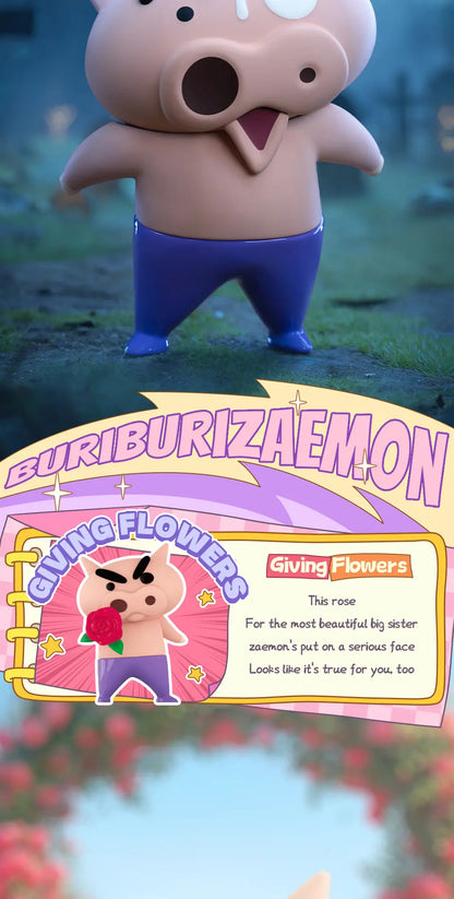 BURIBURIZAEMON'S DAILY LIFE - Mô hình Blind Box Shin Cậu Bé Bút Chì - 52TOYS