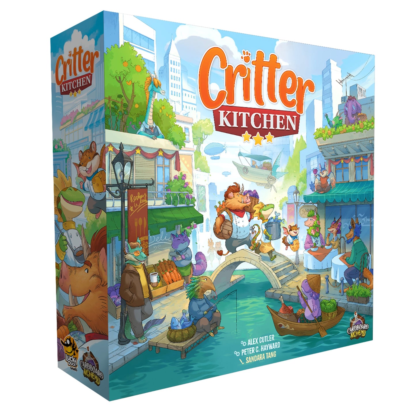Critter Kitchen Board Game - Trò chơi bàn cờ chiến thuật nấu ăn - Lucky Duck Games