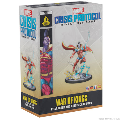 Marvel: Crisis Protocol – War of Kings Character and Crisis Card Pack - Bộ Mở Rộng Nhân Vật & Thẻ Khủng Hoảng - Atomic Mass Games - Hình ảnh sản phẩm