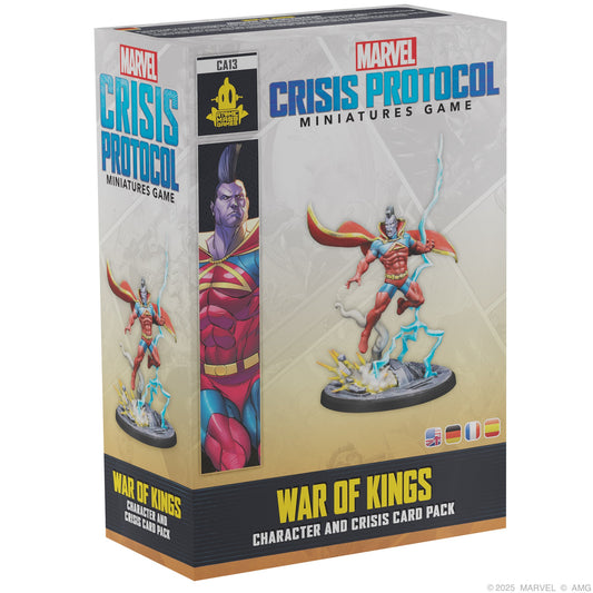 Marvel: Crisis Protocol – War of Kings Character and Crisis Card Pack - Bộ Mở Rộng Nhân Vật & Thẻ Khủng Hoảng - Atomic Mass Games