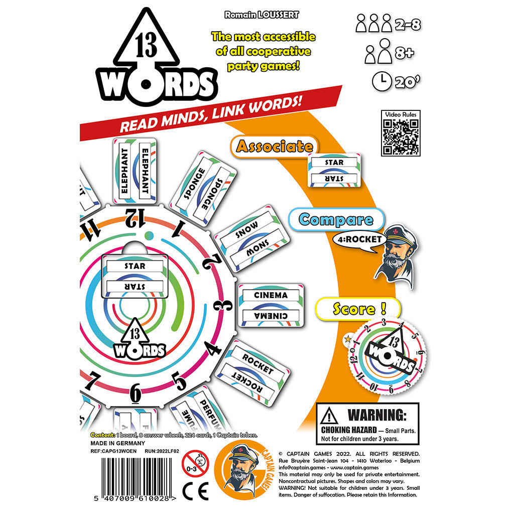 13 Words - Trò chơi liên tưởng từ ngữ Party Game - Captain Games