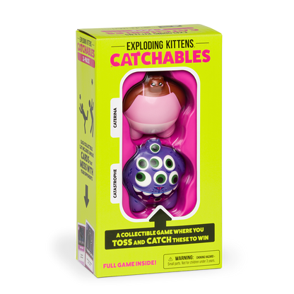 Catchables 2-Pack #3 (Caterina & Catastrophe) - Trò chơi tung bắt mèo squishy - Exploding Kittens
