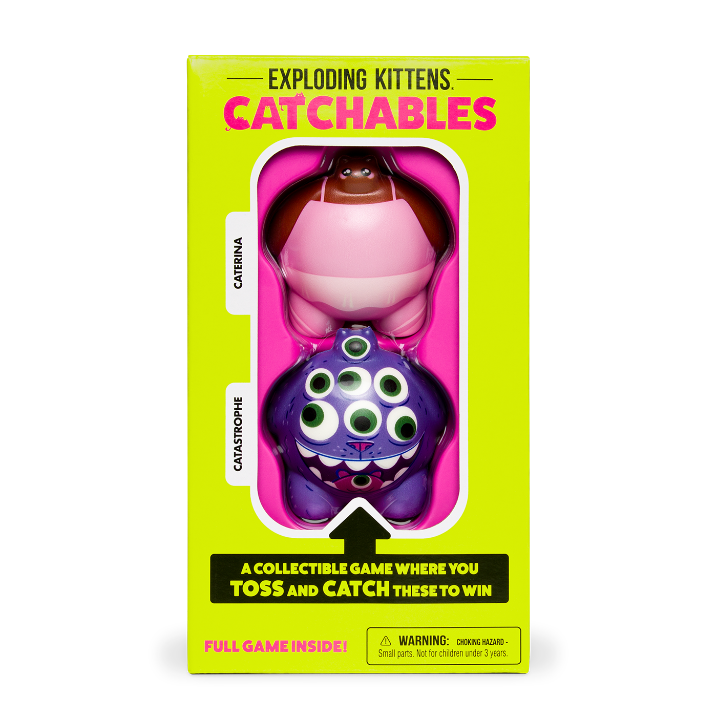 Catchables 2-Pack #3 (Caterina & Catastrophe) - Trò chơi tung bắt mèo squishy - Exploding Kittens