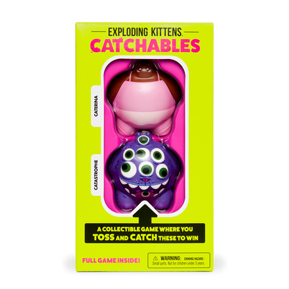 Catchables 2-Pack #3 (Caterina & Catastrophe) - Trò chơi tung bắt mèo squishy - Exploding Kittens