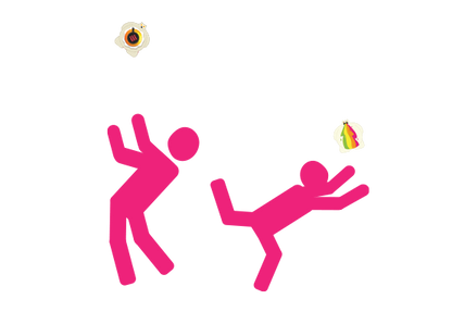 Catchables 4-Pack - Trò chơi tung hứng Squishy - Exploding Kittens