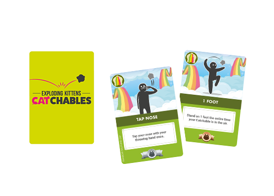 Catchables 4-Pack - Trò chơi tung hứng Squishy - Exploding Kittens