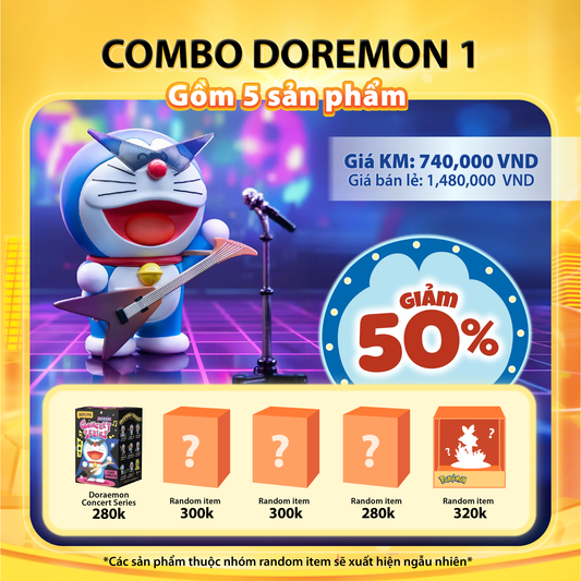 Doremon Combo Toys 3 - Bộ sưu tập mô hình Blind Box - 52TOYS CBDR3-LKB1