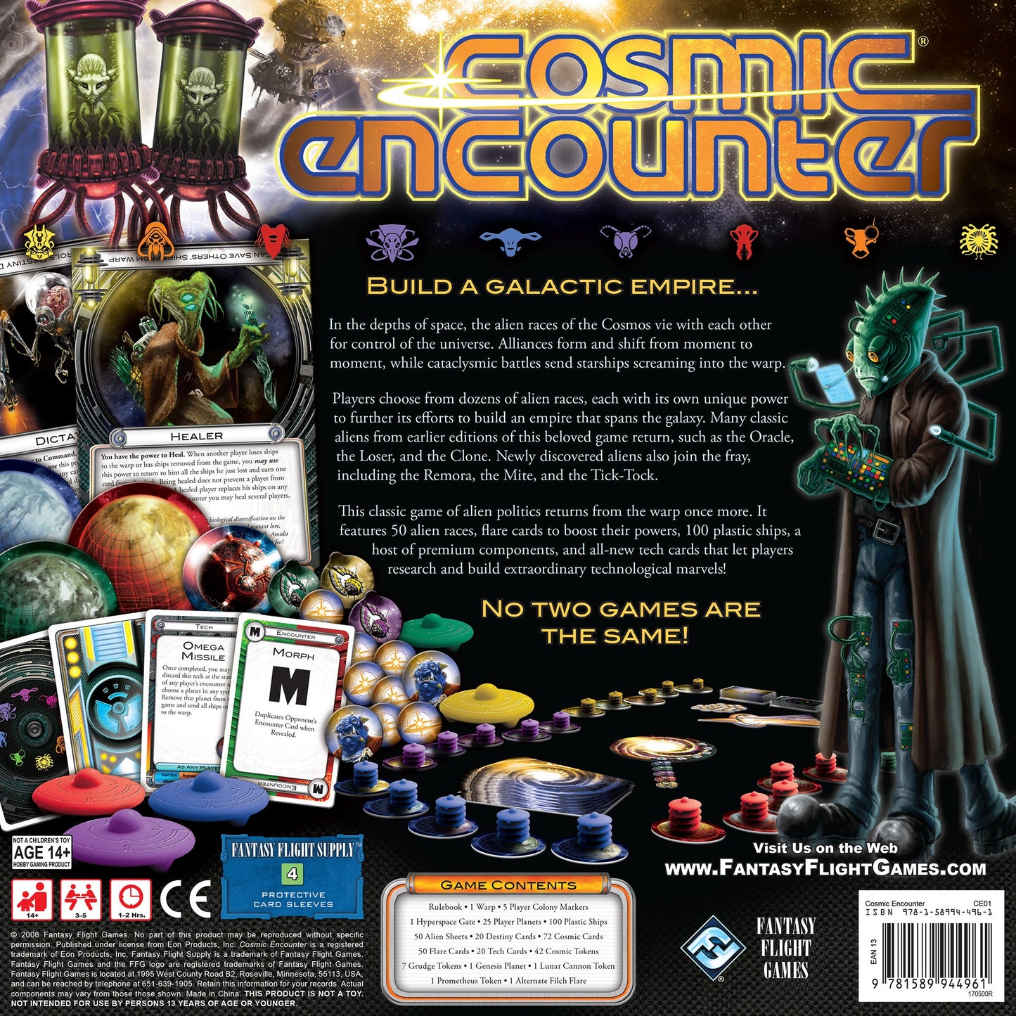 Cosmic Encounter 42nd Anniversary Ed. - Board game chiến thuật Sci-Fi - Fantasy Flight Games