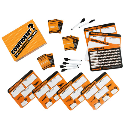 Confident? The Guess-A-Range Trivia Party Game - Board game đố vui đoán khoảng số - Confident Games