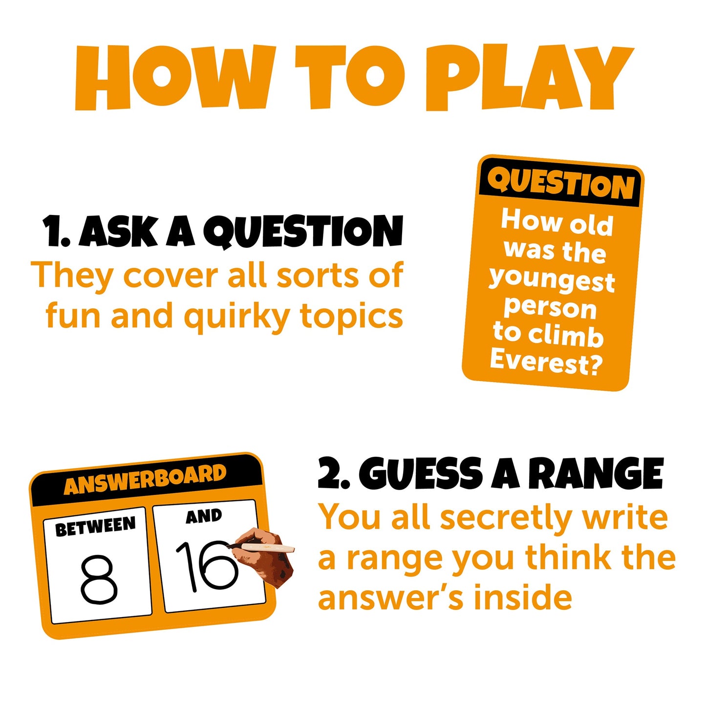 Confident? The Guess-A-Range Trivia Party Game - Board game đố vui đoán khoảng số - Confident Games