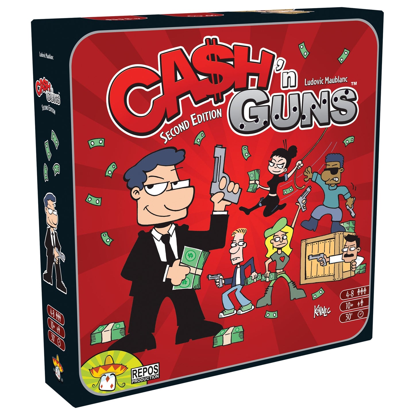 Cash N Guns 2nd Edition - Trò chơi Board Game Tiệc Tùng Cướp Bóc - Repos Production
