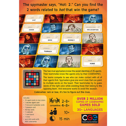Codenames Party Game - Trò chơi mật mã giải đố tiệc tùng - Czech Games
