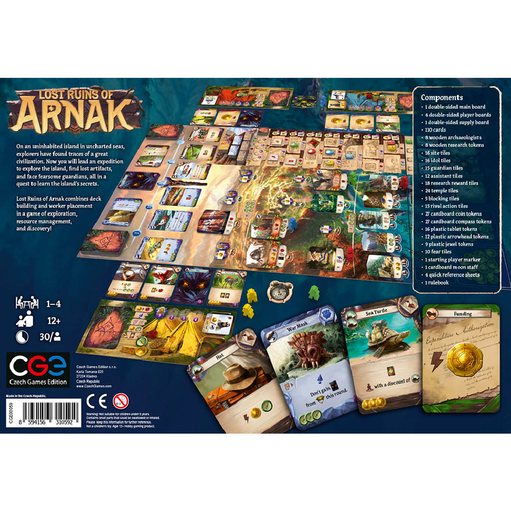 Lost Ruins of Arnak Board Game - Trò Chơi Chiến Thuật Khám Phá - Czech Games