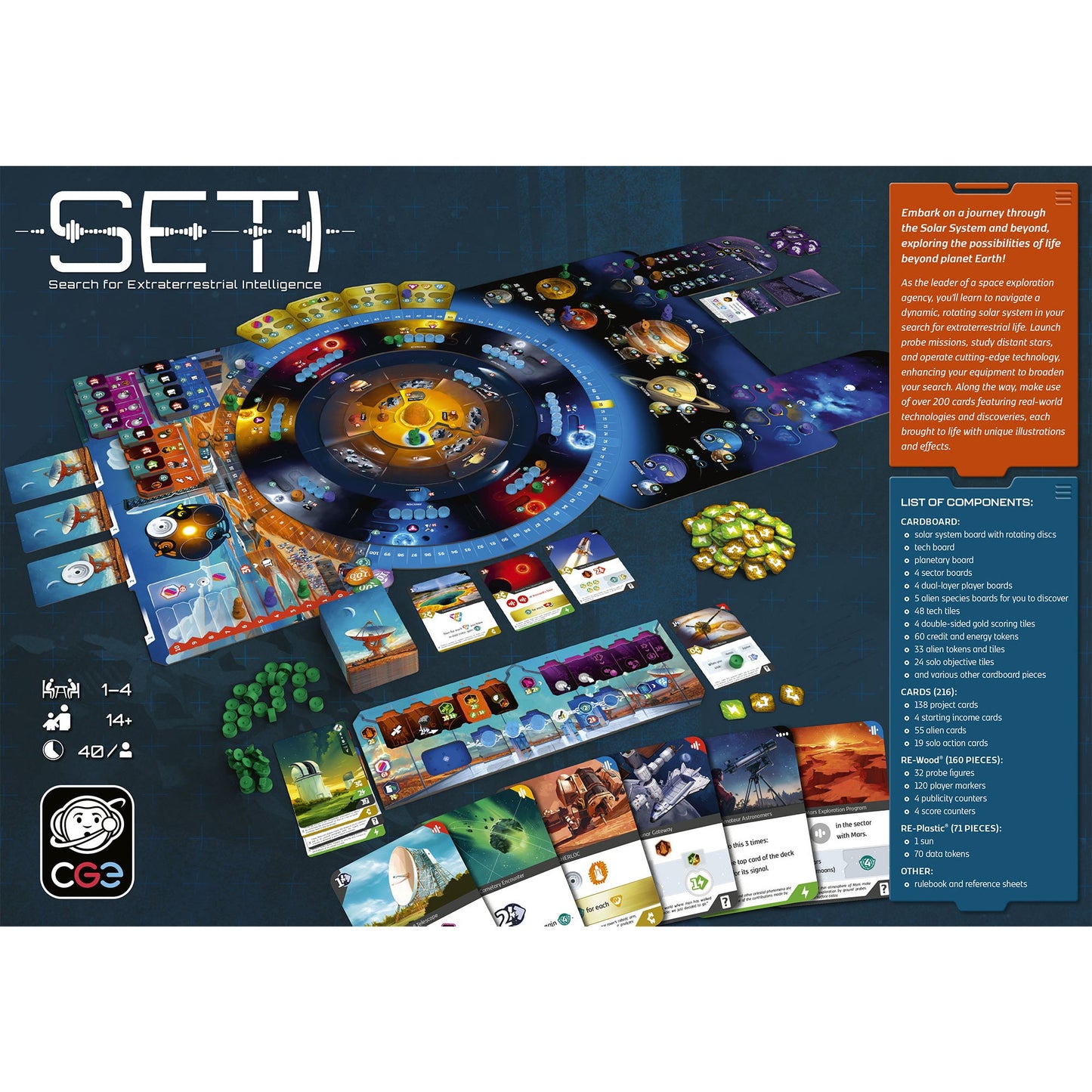 SETI: Search for Extraterrestrial Intelligence Board Game - Board Game Chiến Thuật - Czech Games Edition