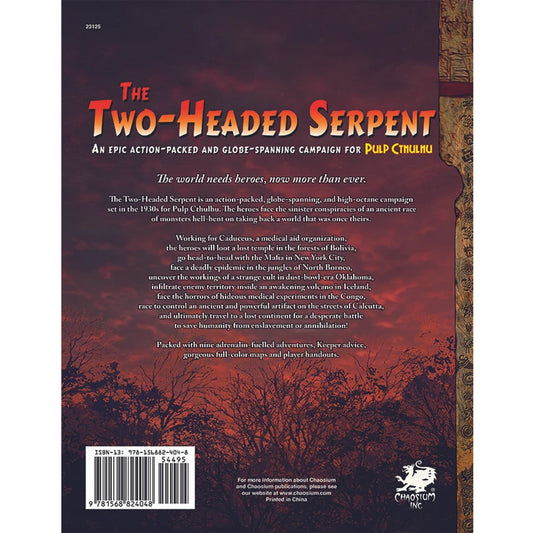 Call Of Cthulhu RPG: Two Headed Serpent
