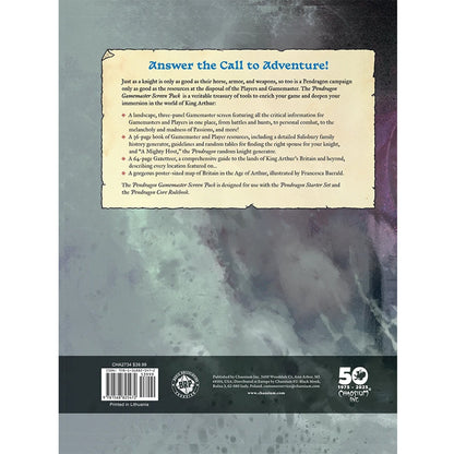 Pendragon RPG: GameMaster Screen Pack
