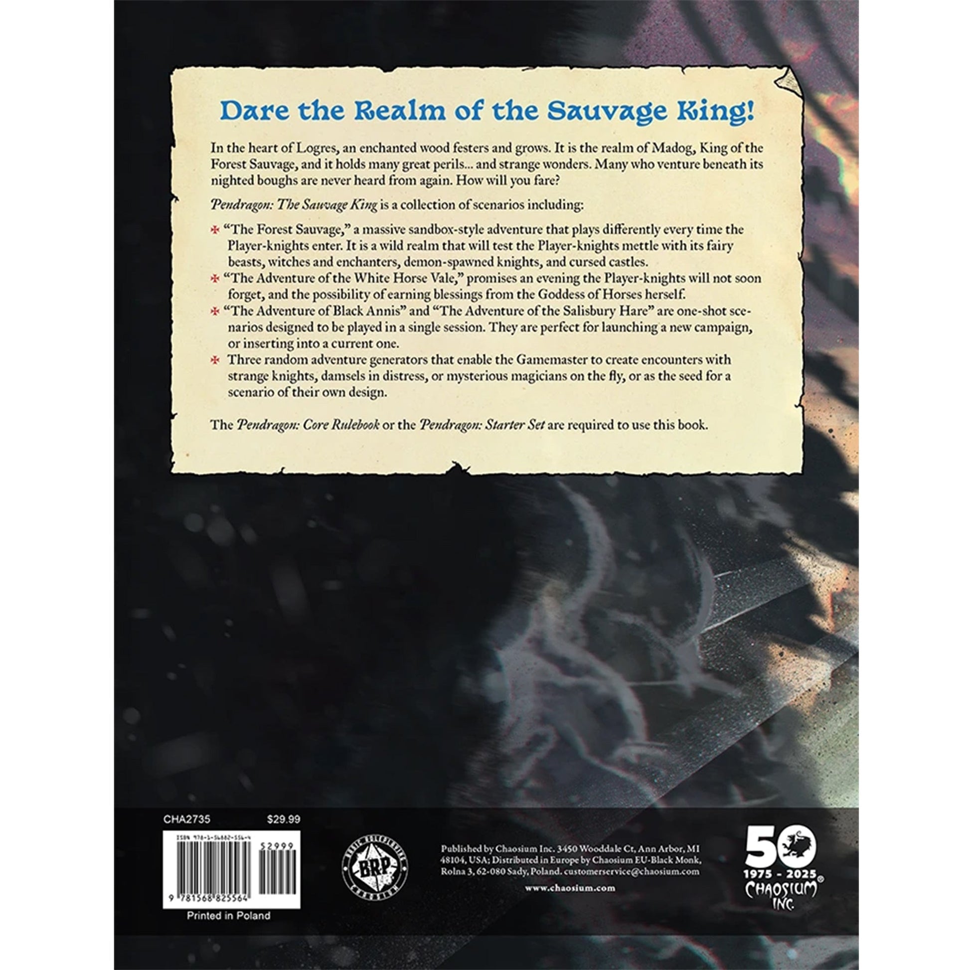 Pendragon RPG: The Sauvage King