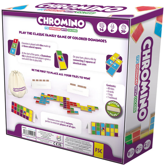 Chromino Board Game - Trò chơi Domino màu sắc chiến thuật - Zygomatic