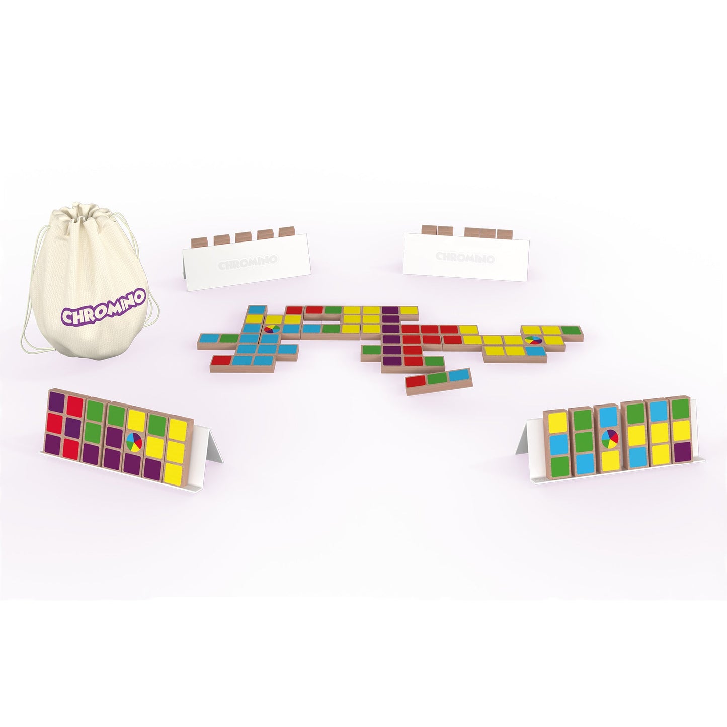 Chromino Board Game - Trò chơi Domino màu sắc chiến thuật - Zygomatic