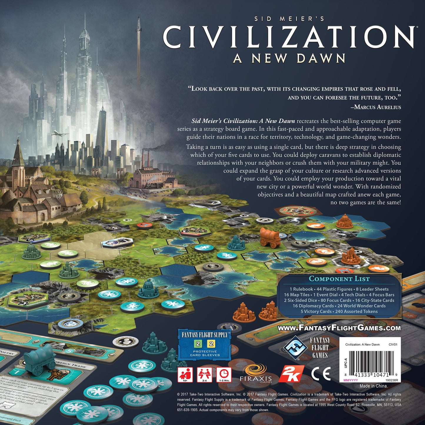 Sid Meier's Civilization: A New Dawn - Board Game Chiến Thuật Xây Dựng Đế Chế - Fantasy Flight Games - Hình ảnh chi tiết 2