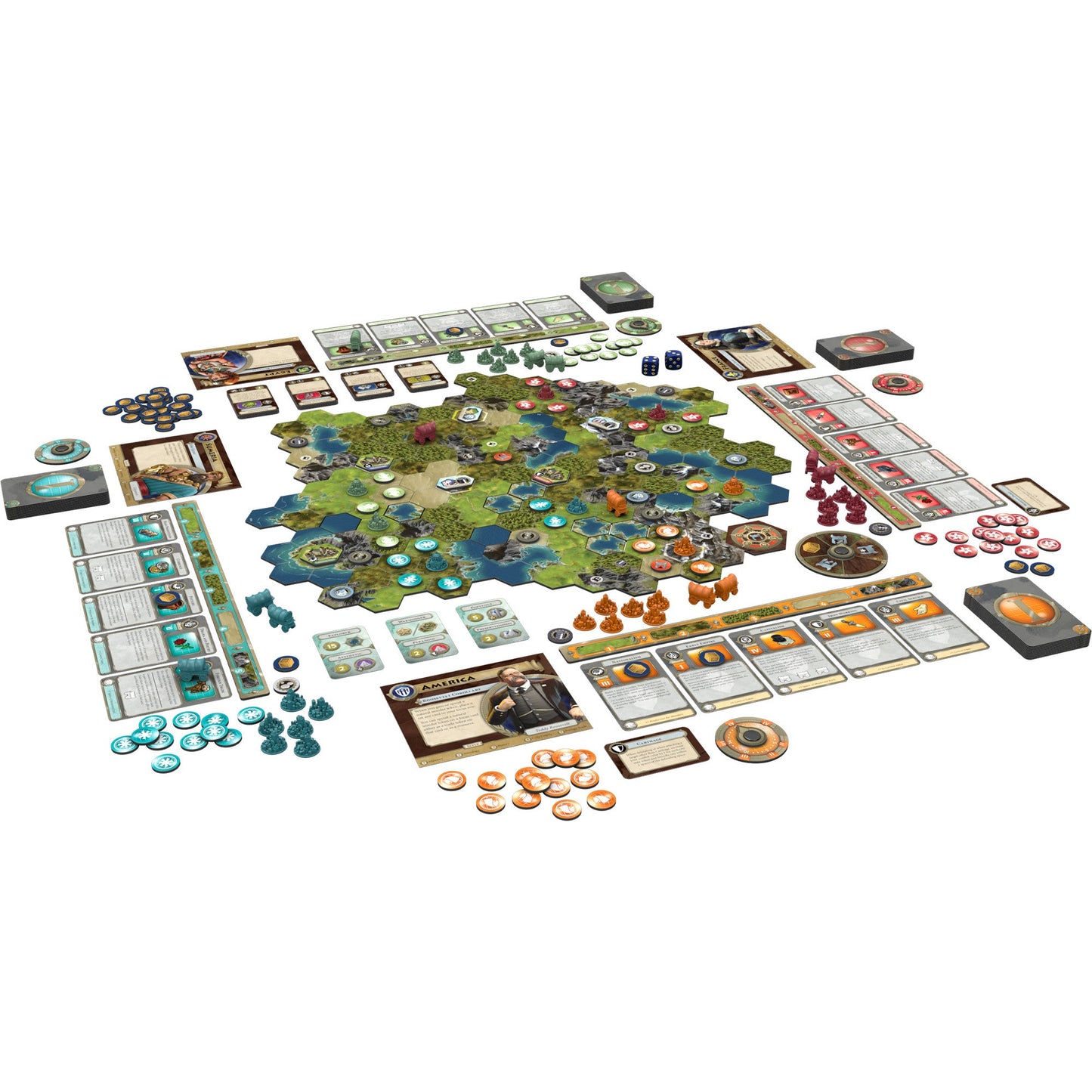 Sid Meier's Civilization: A New Dawn - Board Game Chiến Thuật Xây Dựng Đế Chế - Fantasy Flight Games - Góc nhìn khác 3