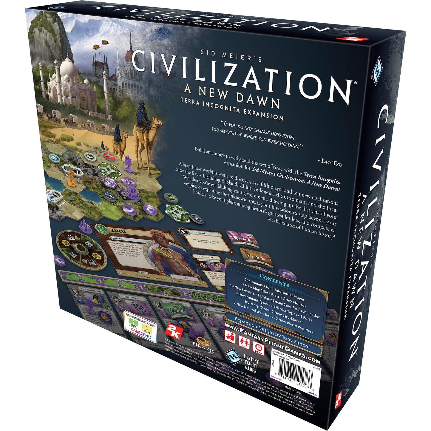 Sid Meier's Civilization: A New Dawn Terra Incognita Game Expansion - Bản mở rộng Board Game chiến thuật - Fantasy Flight Games - Hình ảnh chi tiết 2