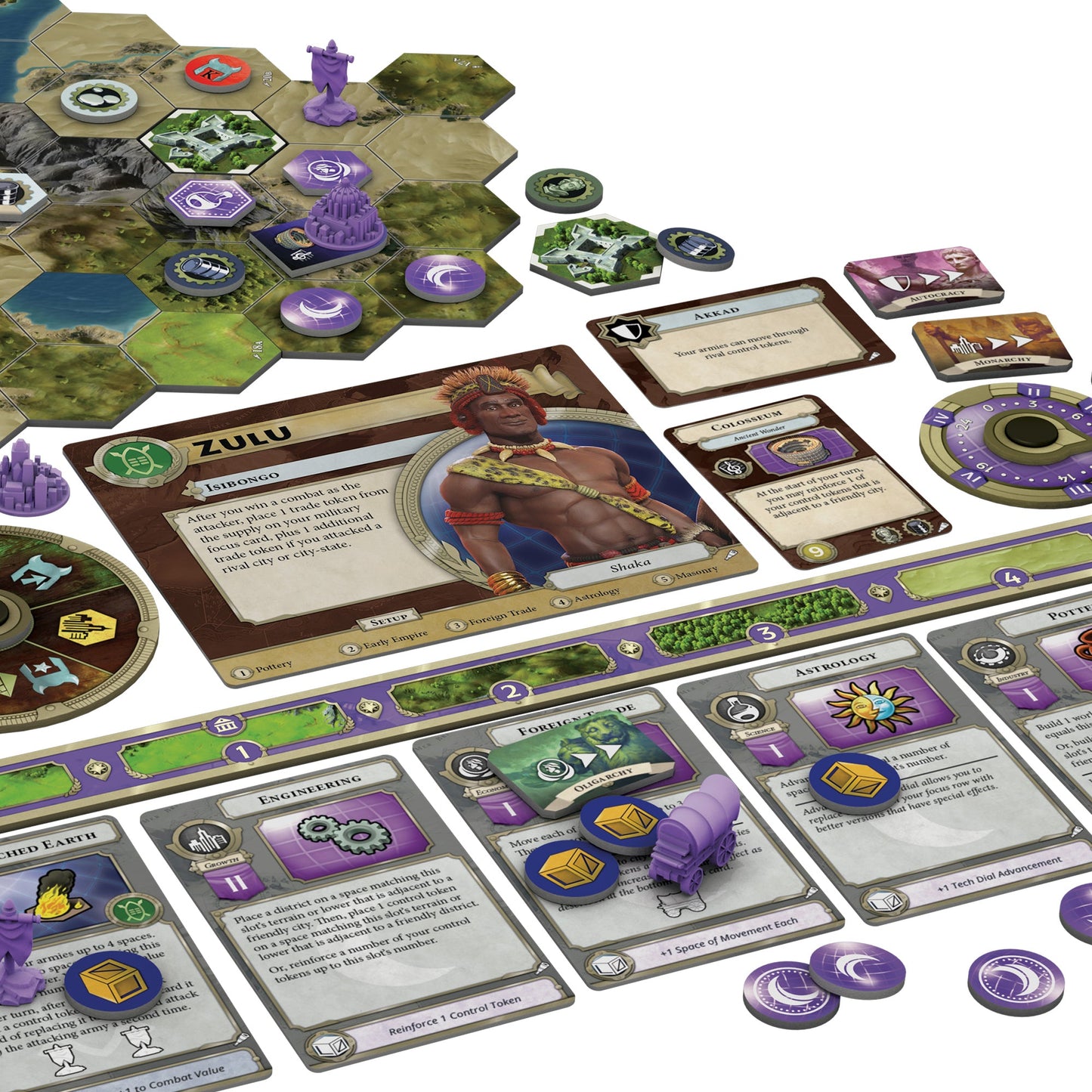 Sid Meier's Civilization: A New Dawn Terra Incognita Game Expansion - Bản mở rộng Board Game chiến thuật - Fantasy Flight Games - Góc nhìn khác 3