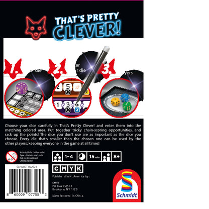 That's Pretty Clever - Board Game Trò Chơi Xúc Xắc Chiến Thuật - CMYK