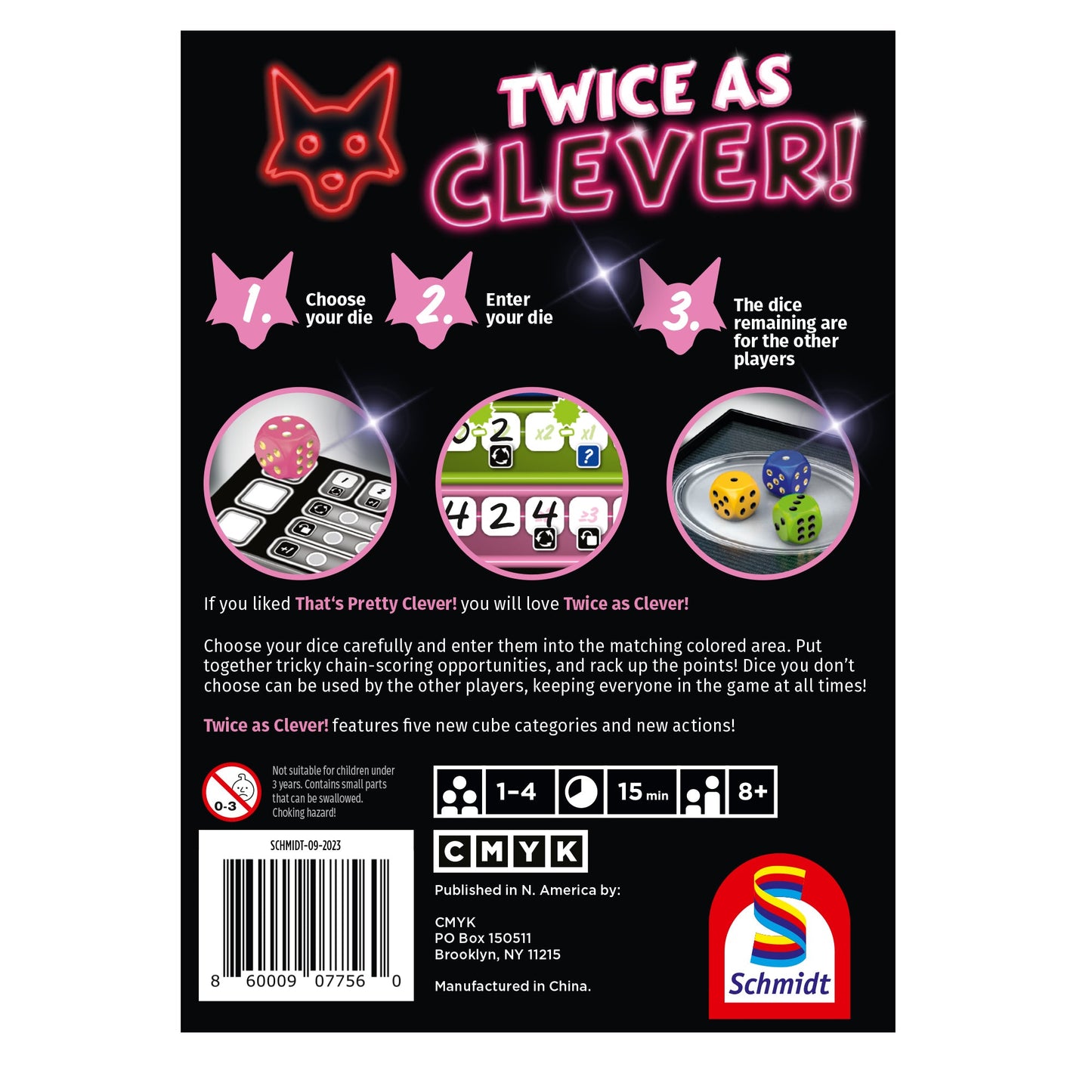 Twice as Clever Board Game - Trò Chơi Xúc Xắc Chiến Thuật - CMYK